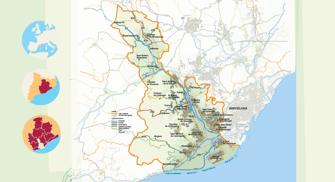 Just 15 minutes from Barcelona and with an ideal climate